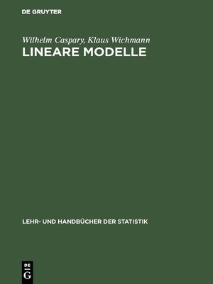 cover image of Lineare Modelle